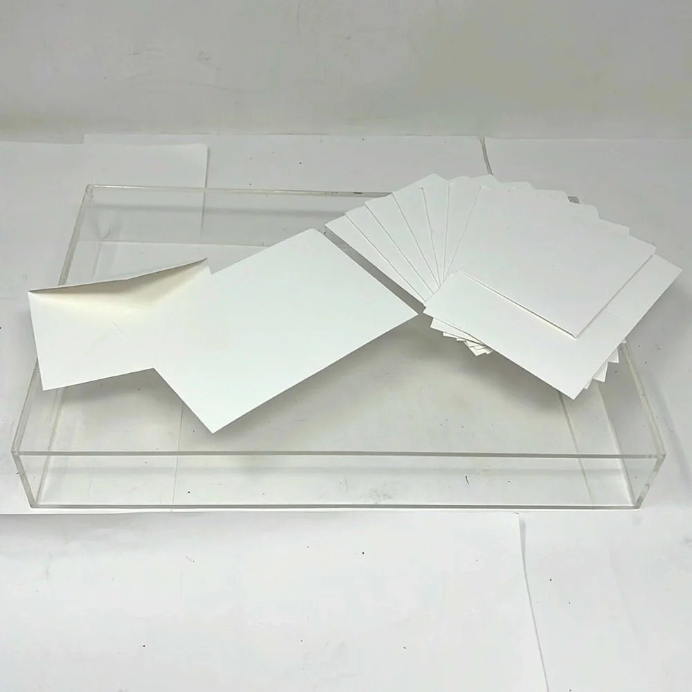 Lot of 10 Tiffany & Co Stationary Note Cards w Envelopes 3.5” x 2.5”